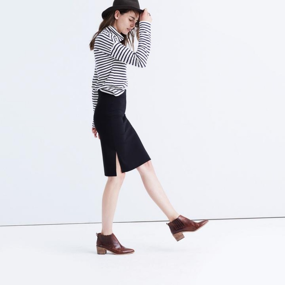 Two Madewell Column Skirts